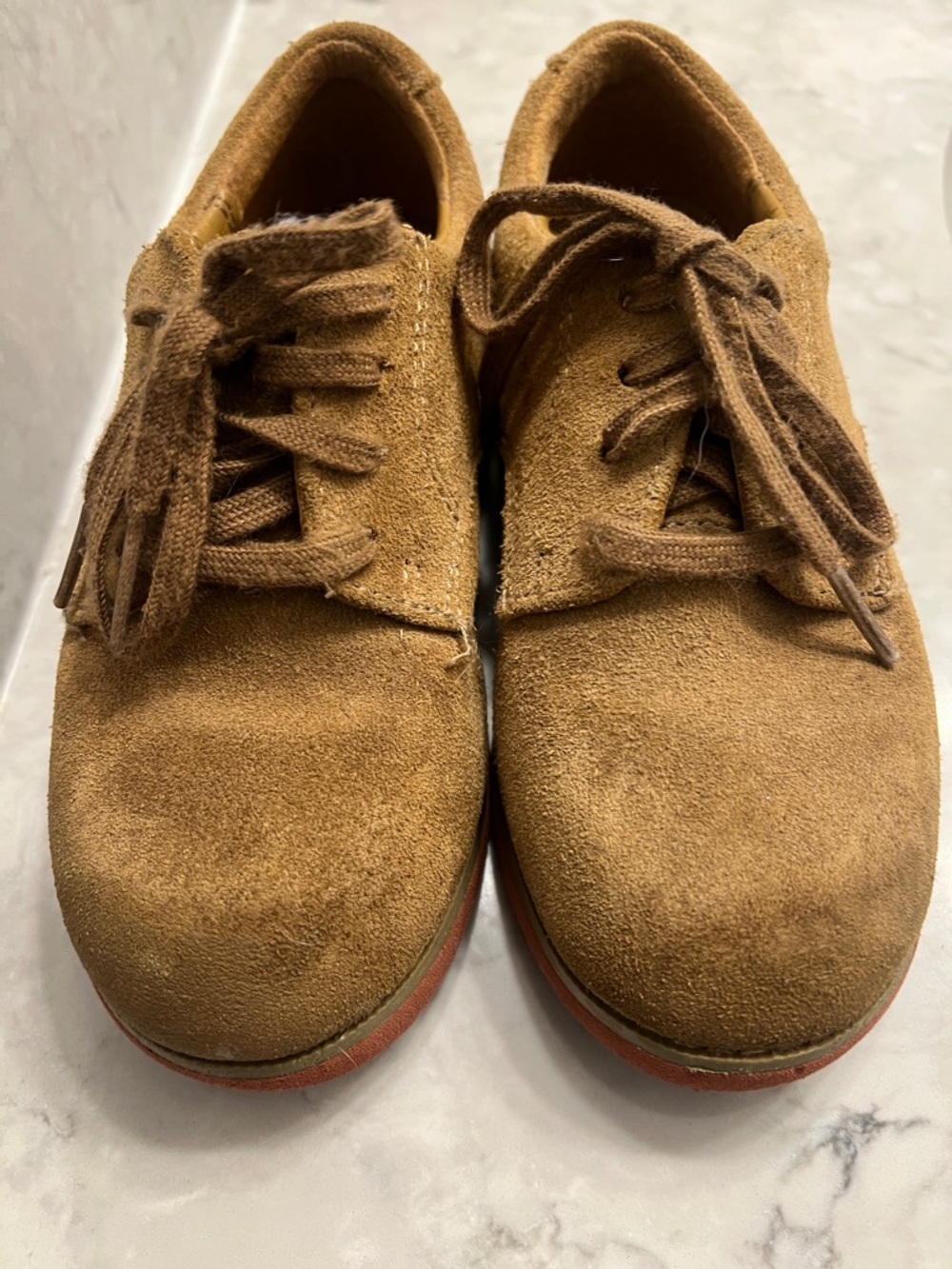 Sperry Kids Brown Suede Dress Shoes